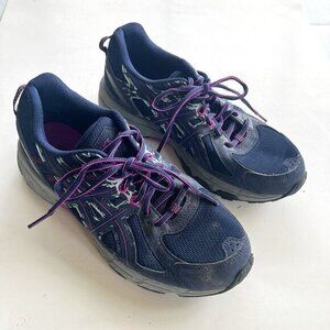 Asics‎ Gel Venture 6 Womens 9.5 Shoes Navy Running Athletic Sneakers Trainers